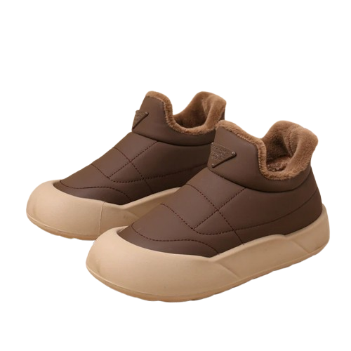 Icicle Women’s Winter Slip-On Shoes – Plush Lined & Water-Resistant Cozy Loafers