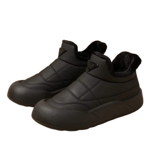 Icicle Women’s Winter Slip-On Shoes – Plush Lined & Water-Resistant Cozy Loafers