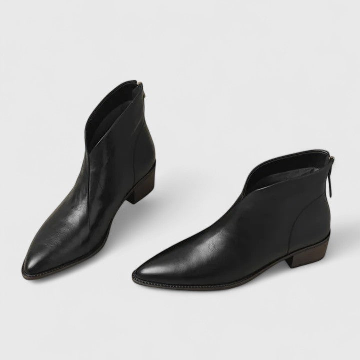 Emany Women’s Ankle Boots – Low Heel Comfort & Elegant Design