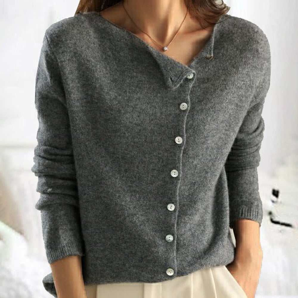 Adora Women’s Knit Cardigan – Button Front Cotton Cardigan for Layered Style