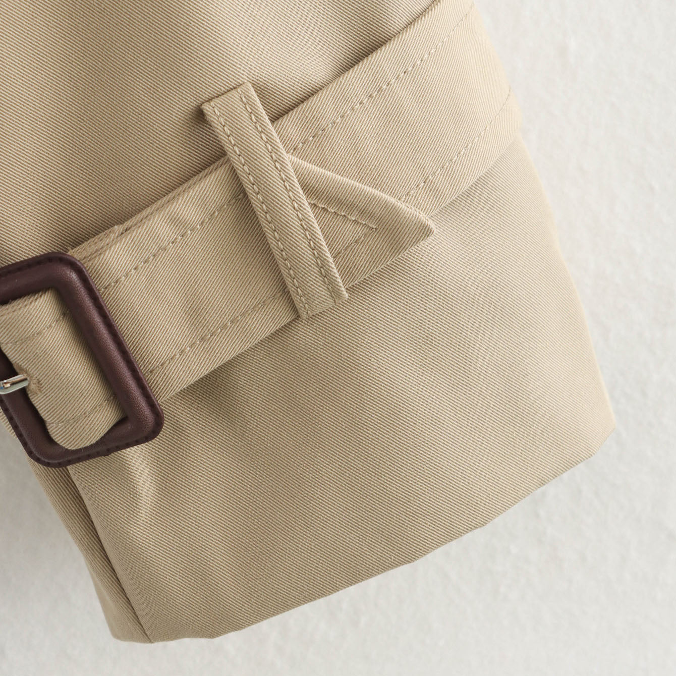 Grace Women’s Cropped Trench Coat – Lightweight Double-Breasted Jacket for Fall Fashion