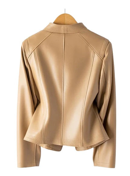 Alessia Women’s Moto Jacket – with Tailored Fit