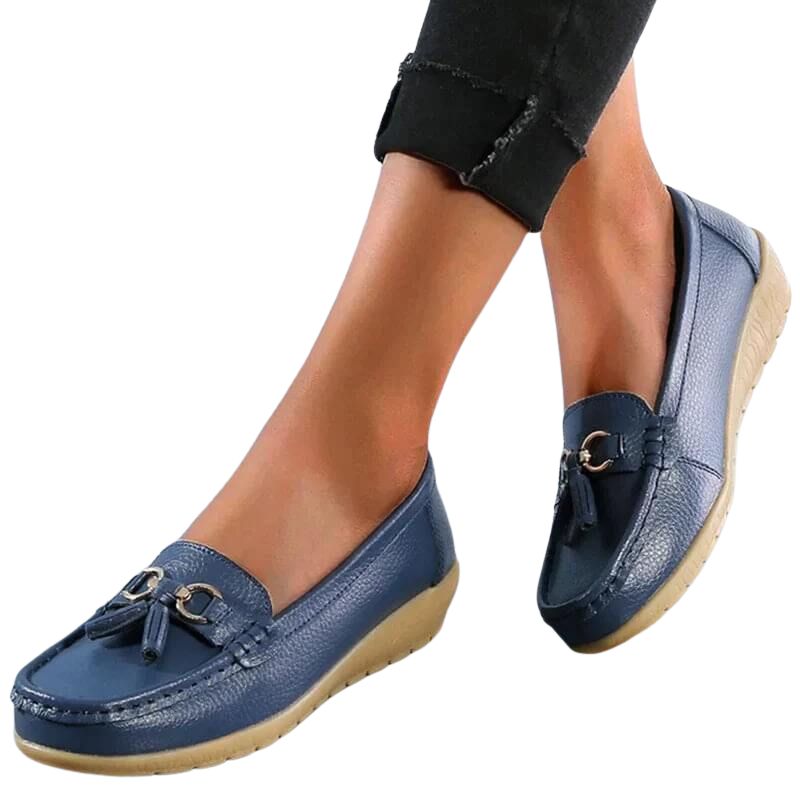 Anjelly Classic Tassel Women's Loafers – Slip-Ons for Office & Everyday Wear