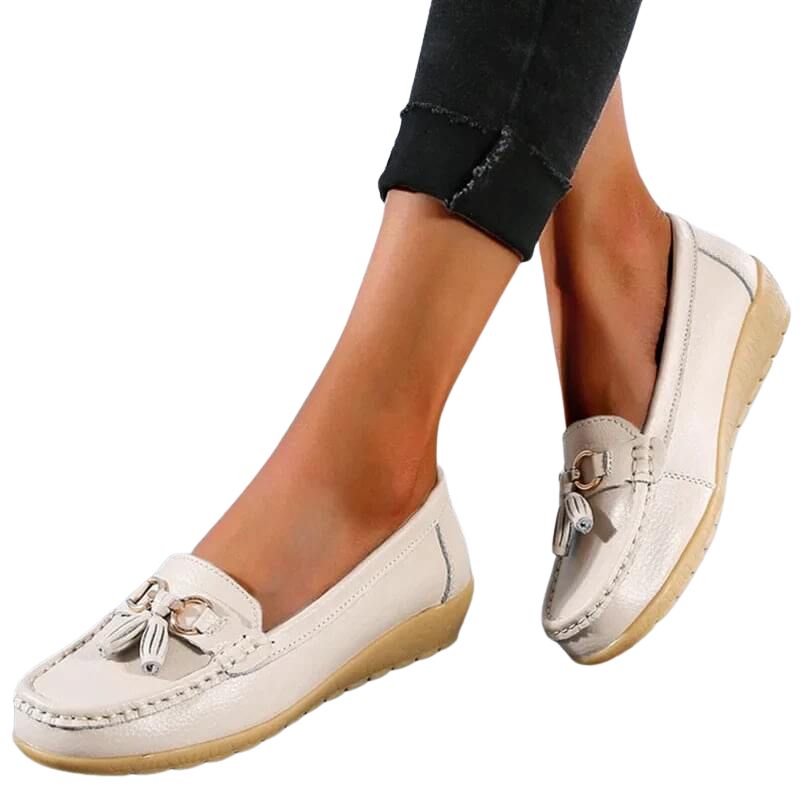 Anjelly Classic Tassel Women's Loafers – Slip-Ons for Office & Everyday Wear