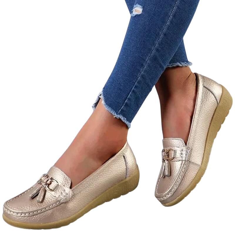 Anjelly Classic Tassel Women's Loafers – Slip-Ons for Office & Everyday Wear