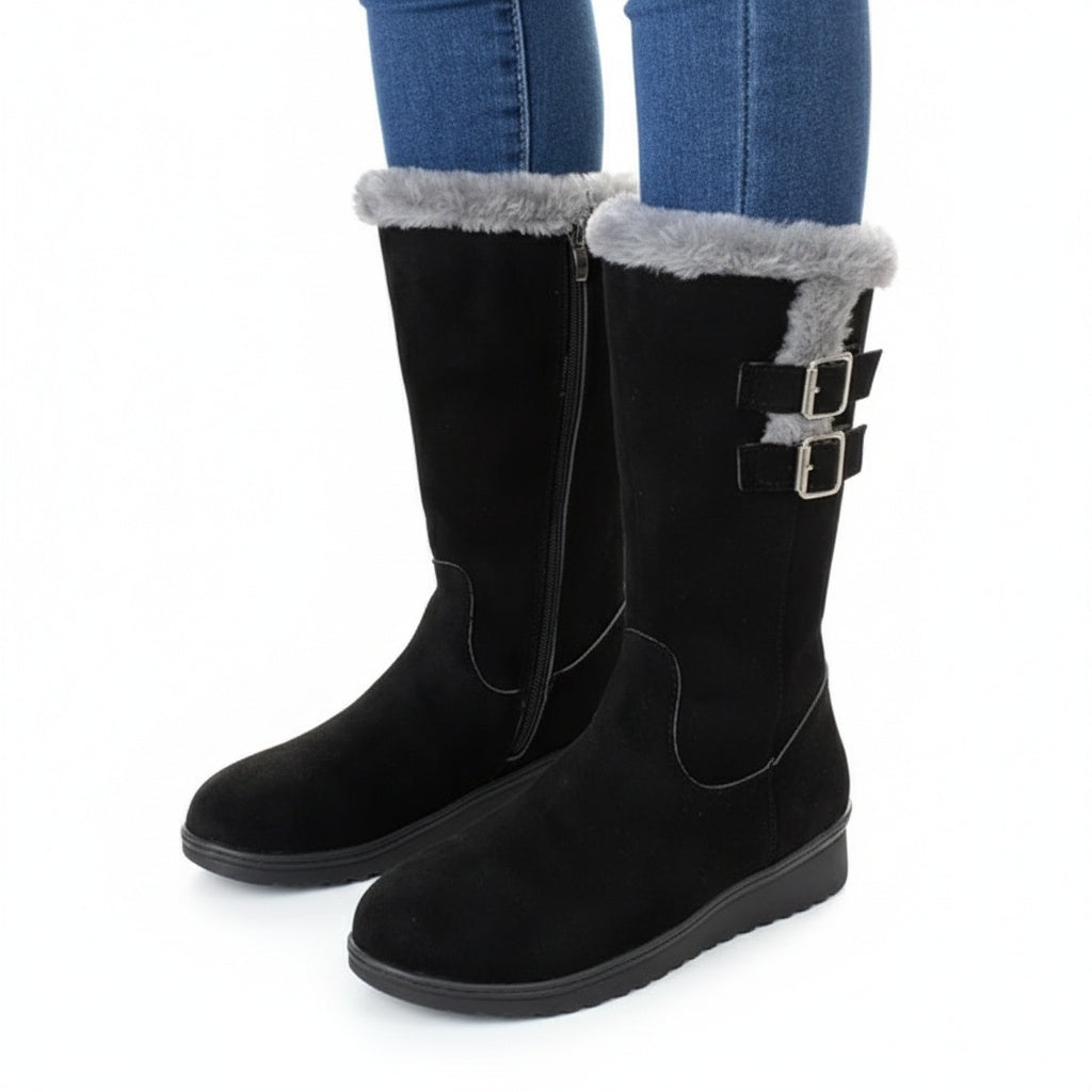 Cheska Women’s Winter Boots – Waterproof Fleece Lined Boots for Cold Weather Comfort