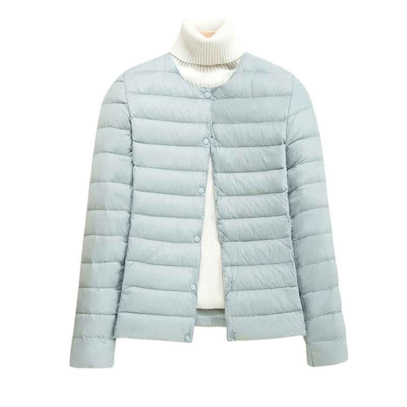 Elisa Women’s Quilted Down Jacket – Lightweight Duck Down Coat