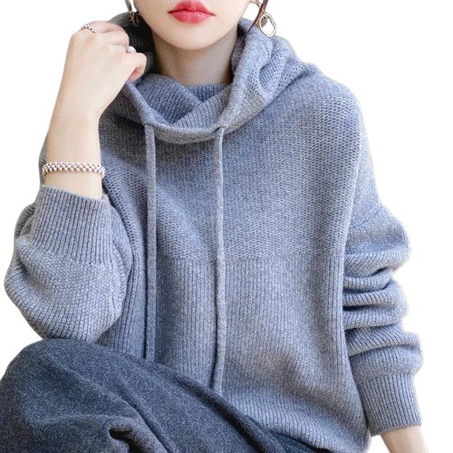 Evelyn Women’s Merino Wool Hoodie – Soft, Lightweight & Breathable Sweater