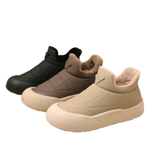 Icicle Women’s Winter Slip-On Shoes – Plush Lined & Water-Resistant Cozy Loafers