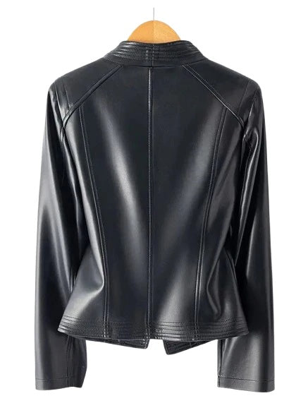 Alessia Women’s Moto Jacket – with Tailored Fit