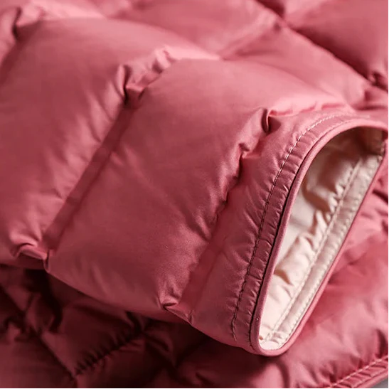 Elora Women’s Down Puffer Jacket – Reversible Lightweight Quilted Winter Coat