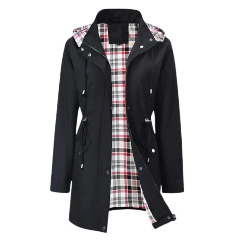 Alessandra Women’s Lightweight Hooded Jacket – Water-Resistant Outerwear