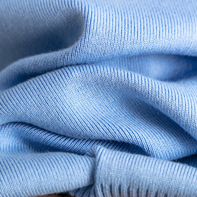 Aurora Women’s Knit Set – Soft Cotton Turtleneck with Relaxed Skirt