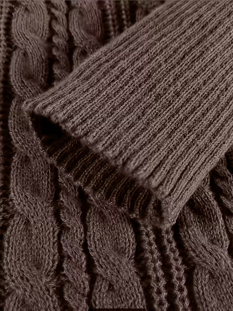 Adalyn Women’s Sweater Dress – Hooded Knit Dress with Long Sleeves for Cozy Style