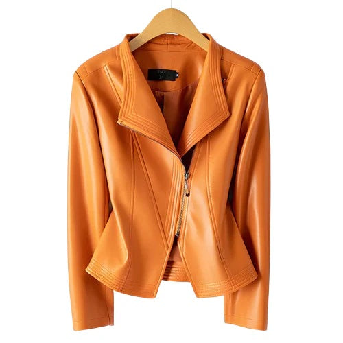 Alessia Women’s Moto Jacket – with Tailored Fit