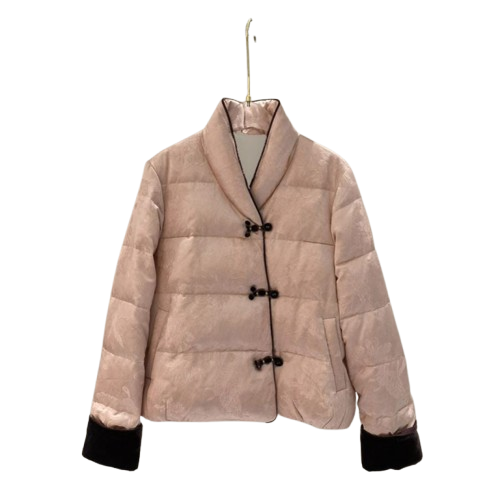 Claris Women’s Puffer Jacket – Ultra-Soft Winter Outerwear with Modern Button Design