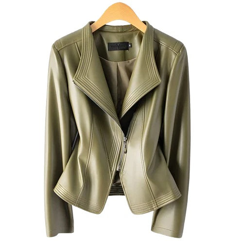 Alessia Women’s Moto Jacket – with Tailored Fit