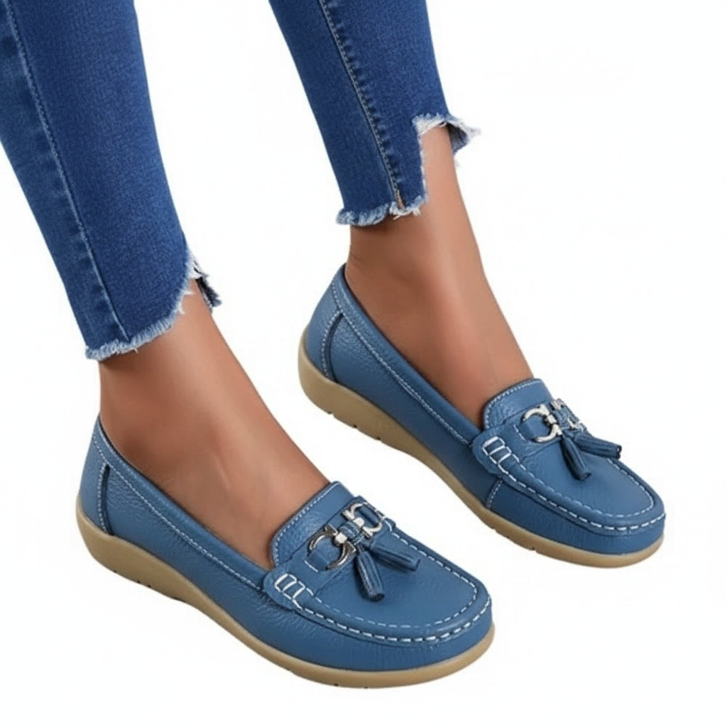 Anjelly Classic Tassel Women's Loafers – Slip-Ons for Office & Everyday Wear